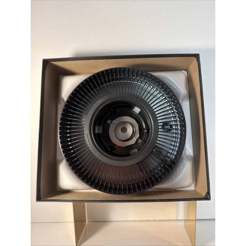 Kodak Carousel Transvue 140 Slide Tray Vintage Projector Accessory Blk Tray
